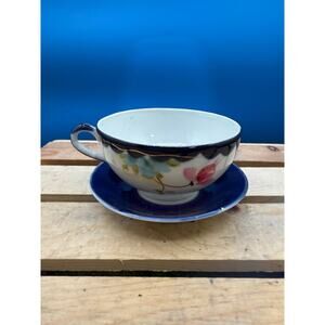 Vintage Made in Japan Tea Cup and Coaster Set - great condition